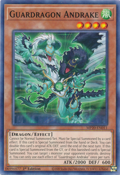 Guardragon Andrake [MP20-EN011] Common | Game Master's Emporium (The New GME)