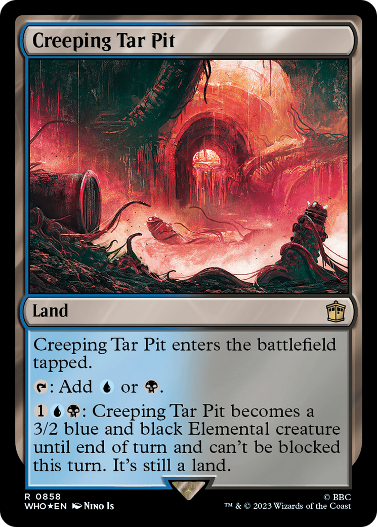 Creeping Tar Pit (Surge Foil) [Doctor Who] | Game Master's Emporium (The New GME)