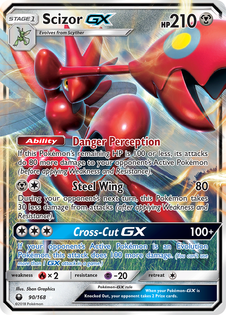 Scizor GX (90/168) [Sun & Moon: Celestial Storm] | Game Master's Emporium (The New GME)