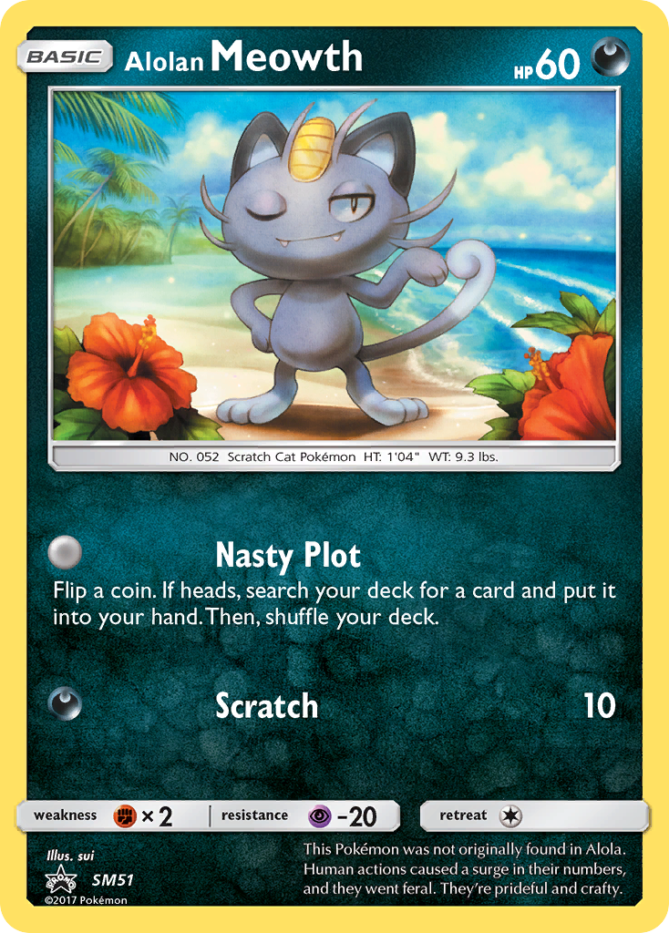 Alolan Meowth (SM51) [Sun & Moon: Black Star Promos] | Game Master's Emporium (The New GME)