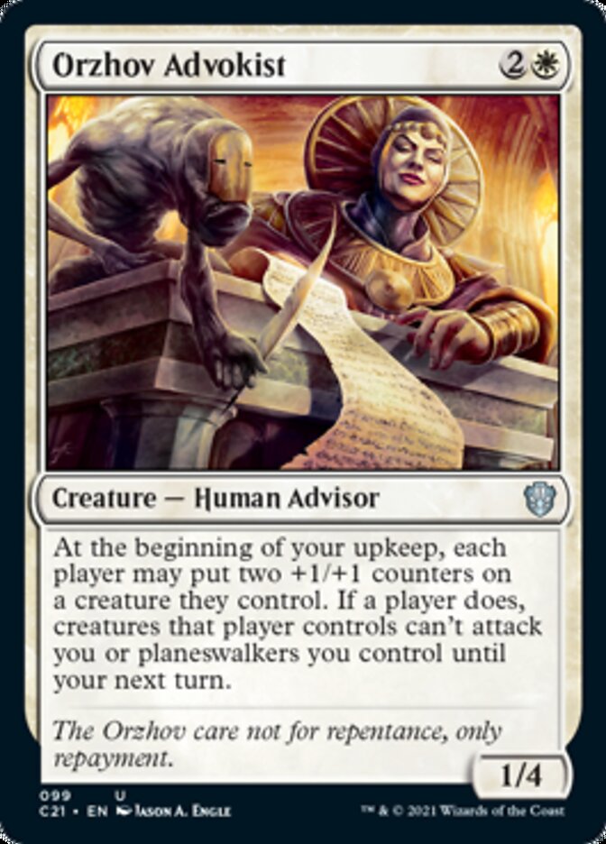 Orzhov Advokist [Commander 2021] | Game Master's Emporium (The New GME)