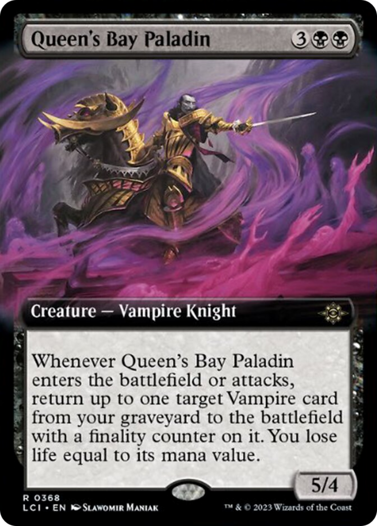 Queen's Bay Paladin (Extended Art) [The Lost Caverns of Ixalan] | Game Master's Emporium (The New GME)