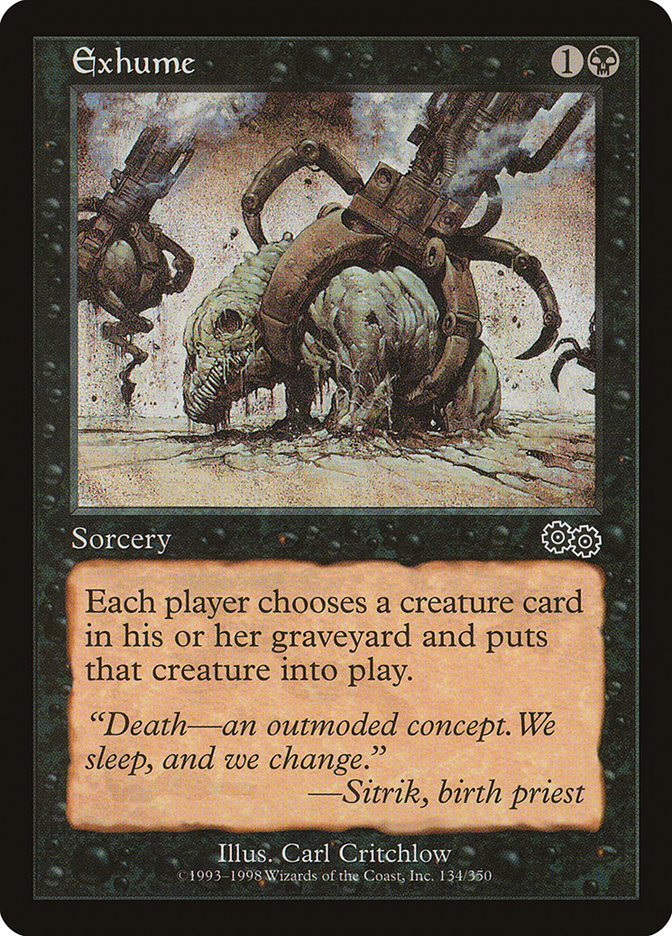 Exhume [Urza's Saga] | Game Master's Emporium (The New GME)