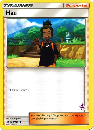 Hau (120/149) (Mewtwo Deck) [Battle Academy 2020] | Game Master's Emporium (The New GME)