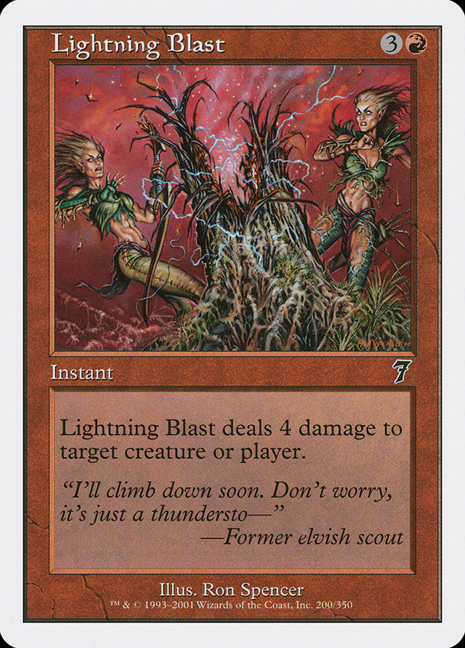 Lightning Blast [Seventh Edition] | Game Master's Emporium (The New GME)