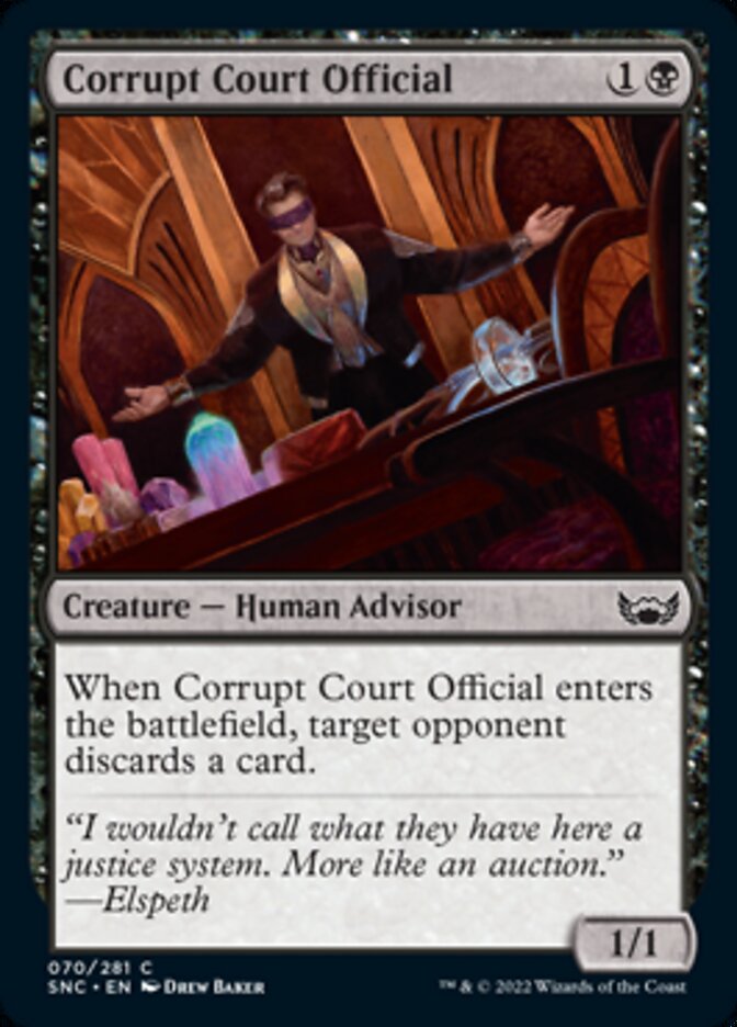 Corrupt Court Official [Streets of New Capenna] | Game Master's Emporium (The New GME)