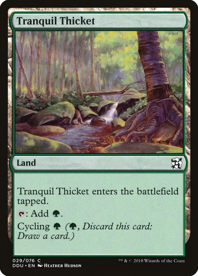 Tranquil Thicket [Duel Decks: Elves vs. Inventors] | Game Master's Emporium (The New GME)