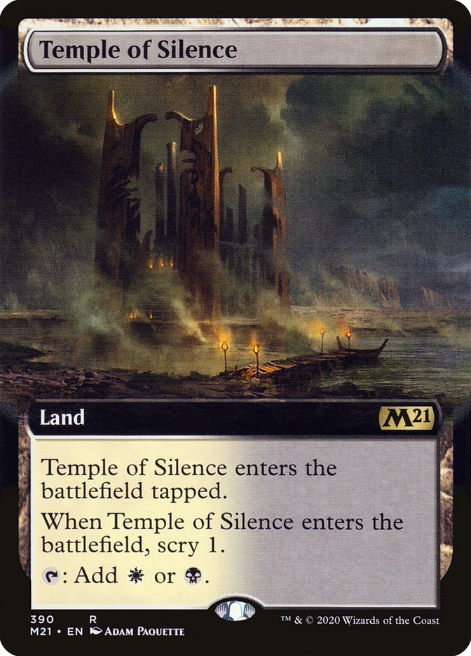 Temple of Silence (Extended Art) [Core Set 2021] | Game Master's Emporium (The New GME)