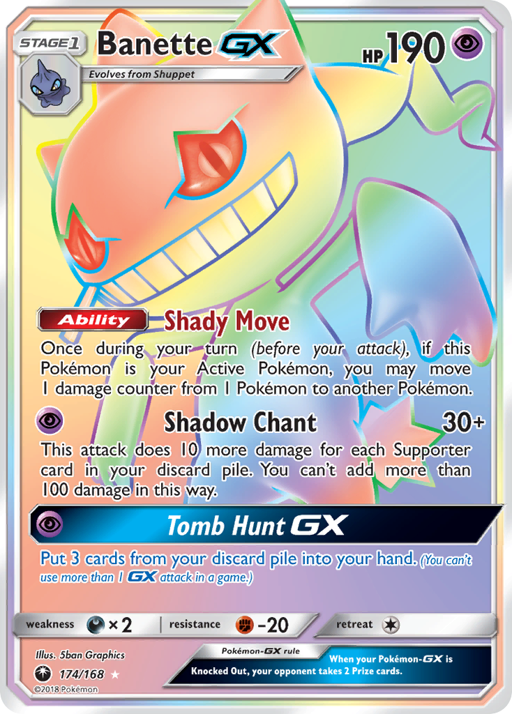 Banette GX (174/168) [Sun & Moon: Celestial Storm] | Game Master's Emporium (The New GME)