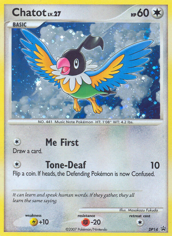 Chatot (DP14) [Diamond & Pearl: Black Star Promos] | Game Master's Emporium (The New GME)