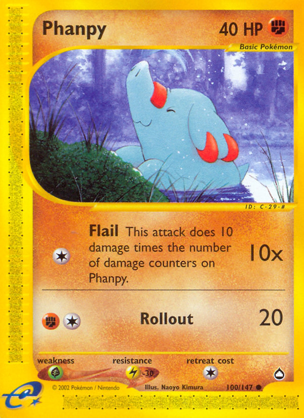 Phanpy (100/147) [Aquapolis] | Game Master's Emporium (The New GME)