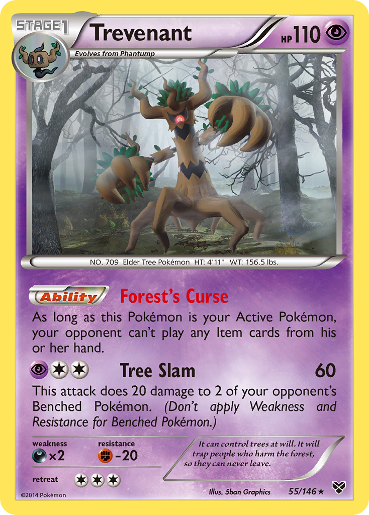 Trevenant (55/146) [XY: Base Set] | Game Master's Emporium (The New GME)