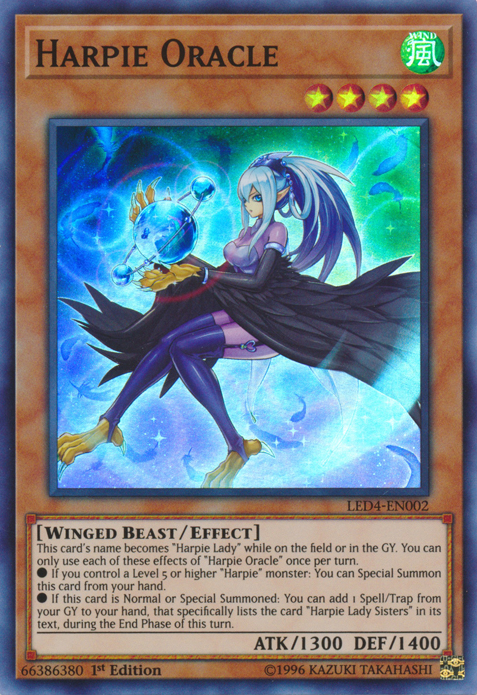 Harpie Oracle [LED4-EN002] Super Rare | Game Master's Emporium (The New GME)