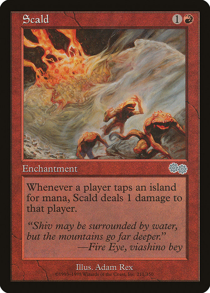 Scald [Urza's Saga] | Game Master's Emporium (The New GME)