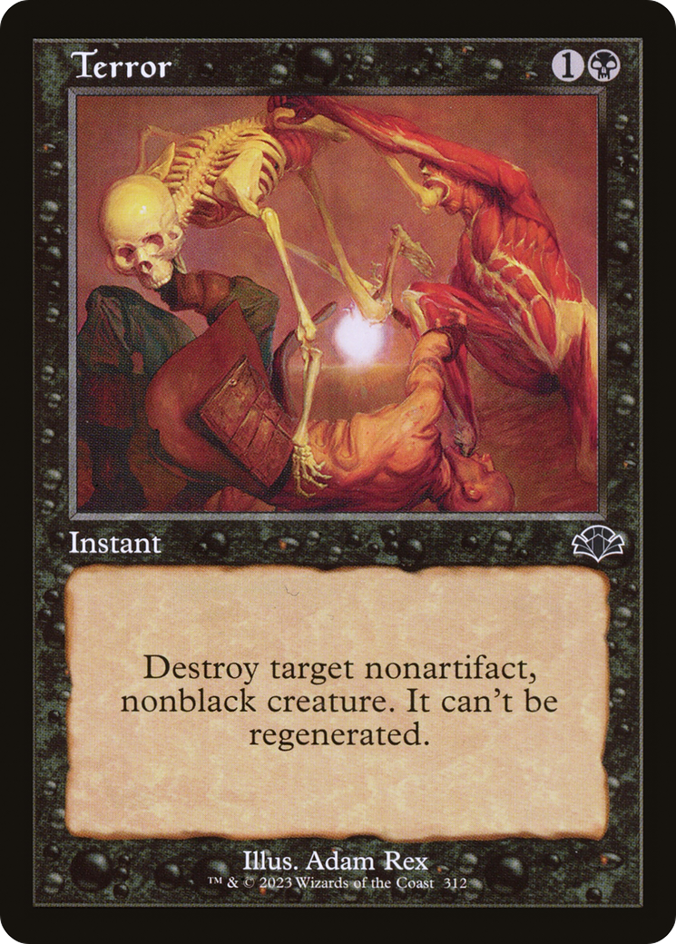 Terror (Retro) [Dominaria Remastered] | Game Master's Emporium (The New GME)