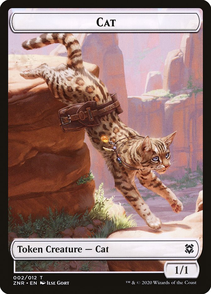 Cat Token [Zendikar Rising Tokens] | Game Master's Emporium (The New GME)