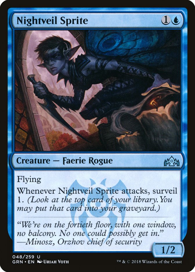 Nightveil Sprite [Guilds of Ravnica] | Game Master's Emporium (The New GME)