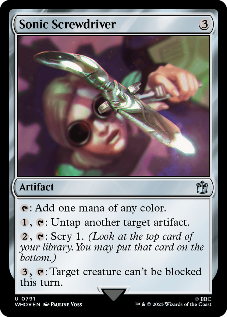 Sonic Screwdriver (0791) (Surge Foil) [Doctor Who] | Game Master's Emporium (The New GME)