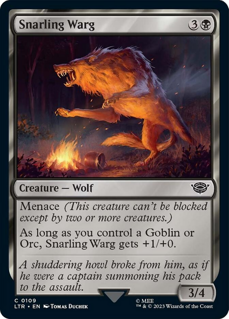 Snarling Warg [The Lord of the Rings: Tales of Middle-Earth] | Game Master's Emporium (The New GME)