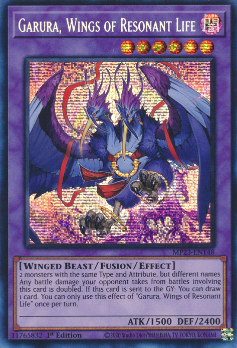 Garura, Wings of Resonant Life [MP23-EN148] Prismatic Secret Rare | Game Master's Emporium (The New GME)