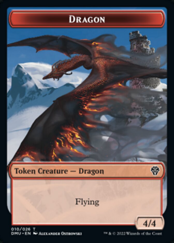 Dragon Token [Dominaria United Tokens] | Game Master's Emporium (The New GME)
