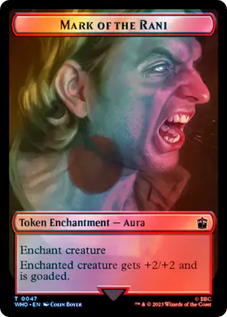 Human (0037) // Mark of the Rani Double-Sided Token (Surge Foil) [Doctor Who Tokens] | Game Master's Emporium (The New GME)