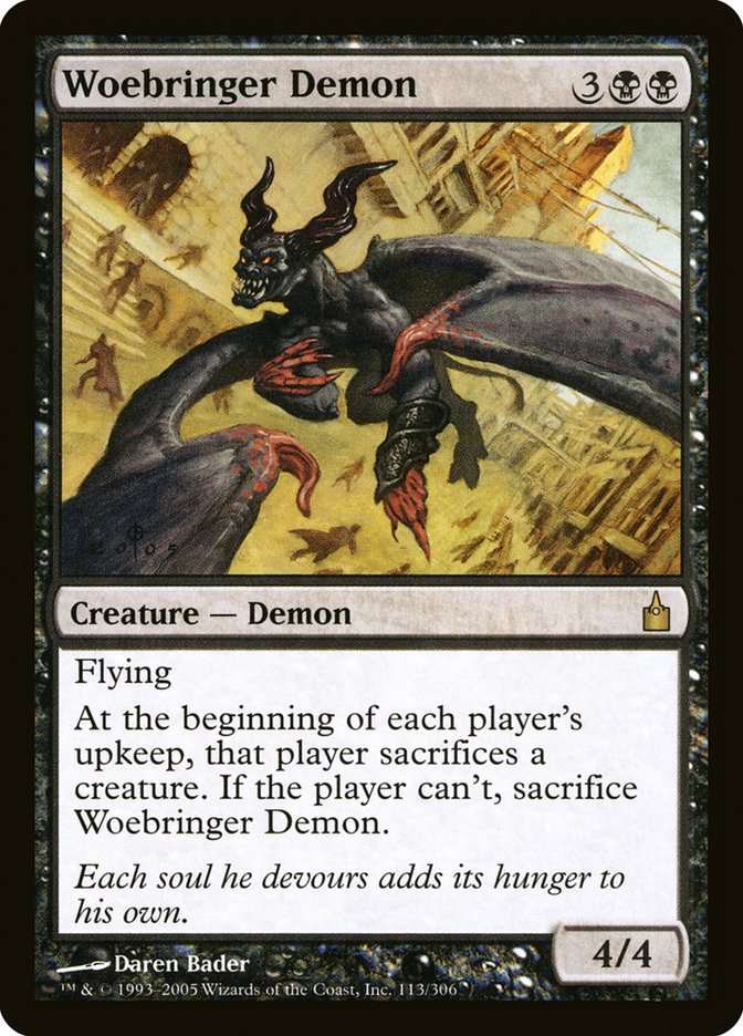 Woebringer Demon [Ravnica: City of Guilds] | Game Master's Emporium (The New GME)