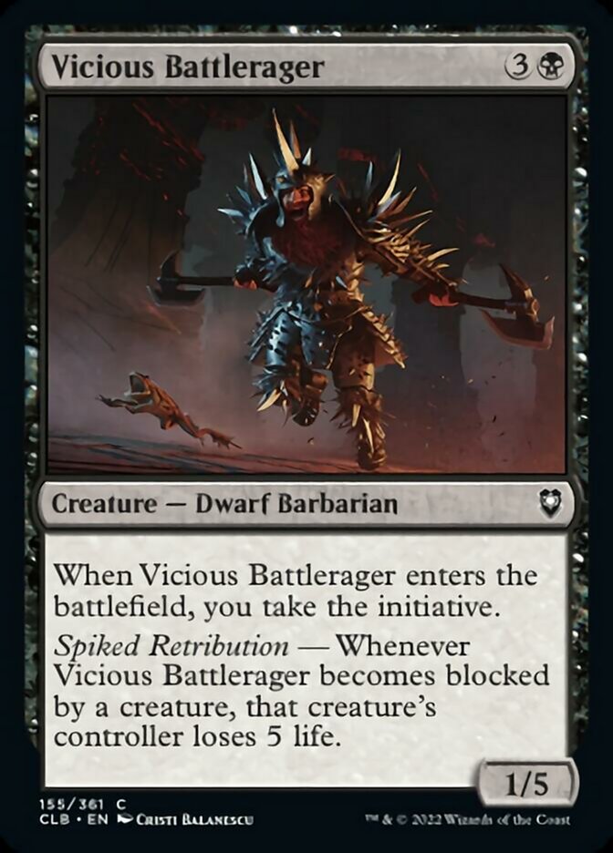 Vicious Battlerager [Commander Legends: Battle for Baldur's Gate] | Game Master's Emporium (The New GME)