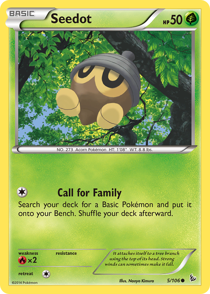 Seedot (5/106) [XY: Flashfire] | Game Master's Emporium (The New GME)