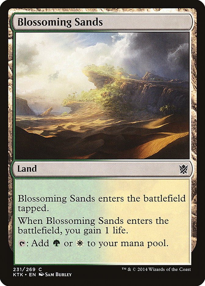 Blossoming Sands [Khans of Tarkir] | Game Master's Emporium (The New GME)