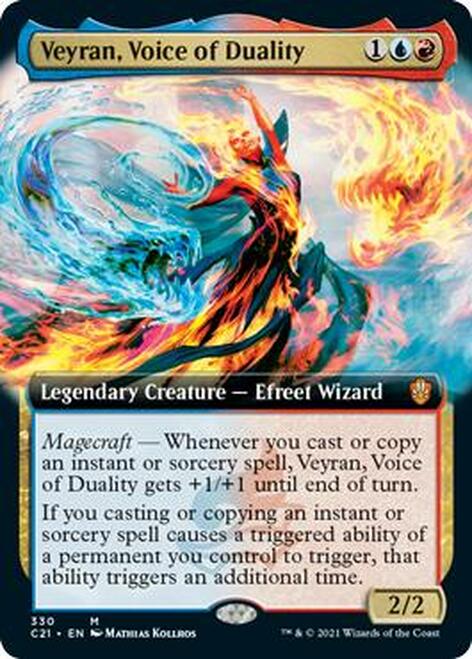 Veyran, Voice of Duality (Extended Art) [Commander 2021] | Game Master's Emporium (The New GME)