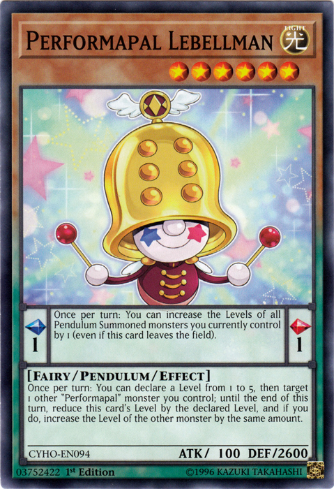 Performapal Lebellman [CYHO-EN094] Common | Game Master's Emporium (The New GME)