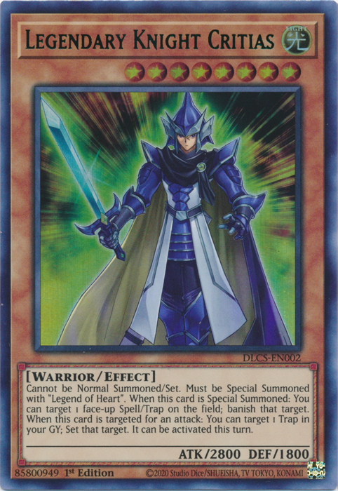 Legendary Knight Critias (Green) [DLCS-EN002] Ultra Rare | Game Master's Emporium (The New GME)