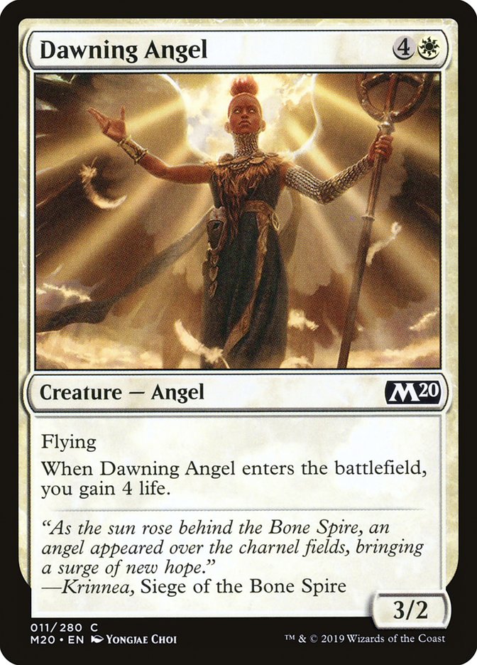 Dawning Angel [Core Set 2020] | Game Master's Emporium (The New GME)