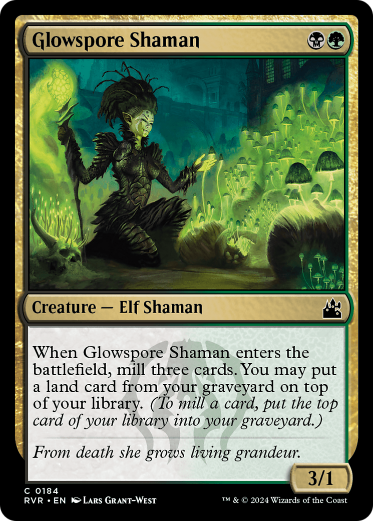 Glowspore Shaman [Ravnica Remastered] | Game Master's Emporium (The New GME)
