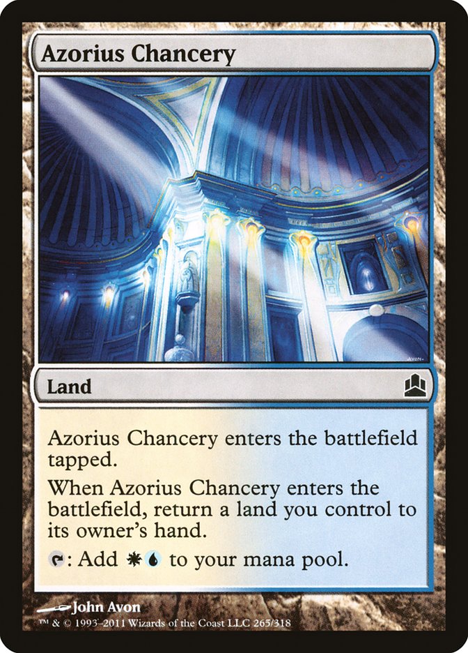 Azorius Chancery [Commander 2011] | Game Master's Emporium (The New GME)