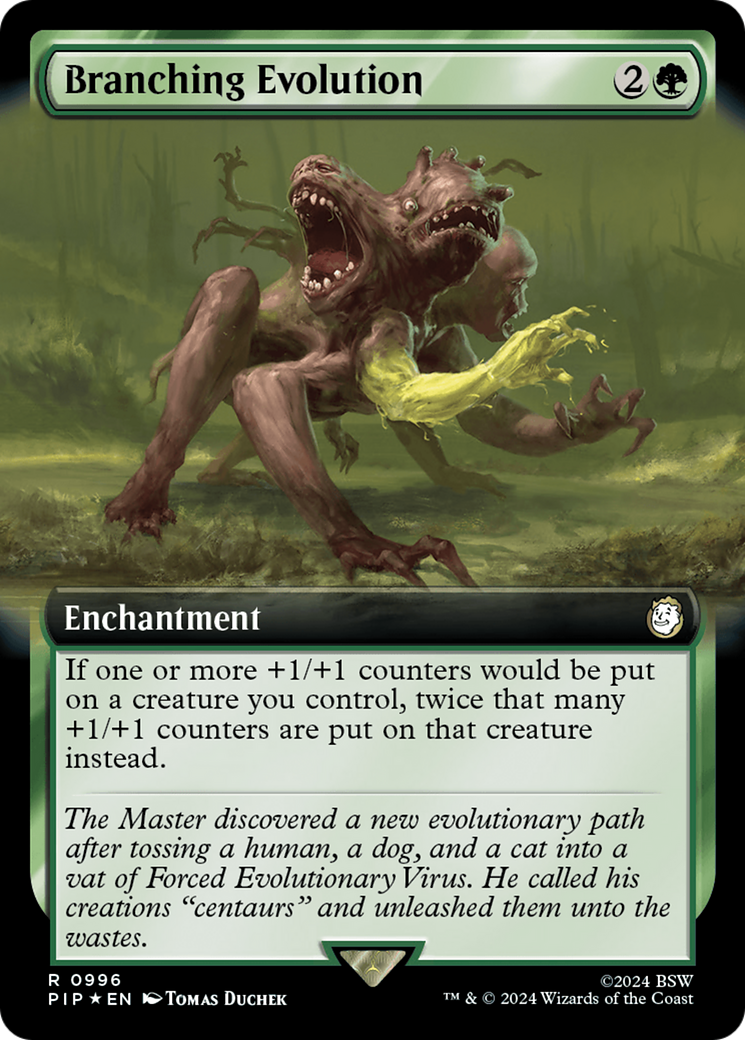 Branching Evolution (Extended Art) (Surge Foil) [Fallout] | Game Master's Emporium (The New GME)