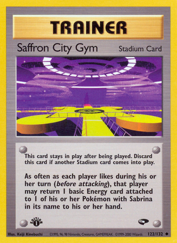 Saffron City Gym (122/132) [Gym Challenge 1st Edition] | Game Master's Emporium (The New GME)