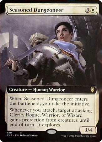 Seasoned Dungeoneer (Extended Art) [Commander Legends: Battle for Baldur's Gate] | Game Master's Emporium (The New GME)