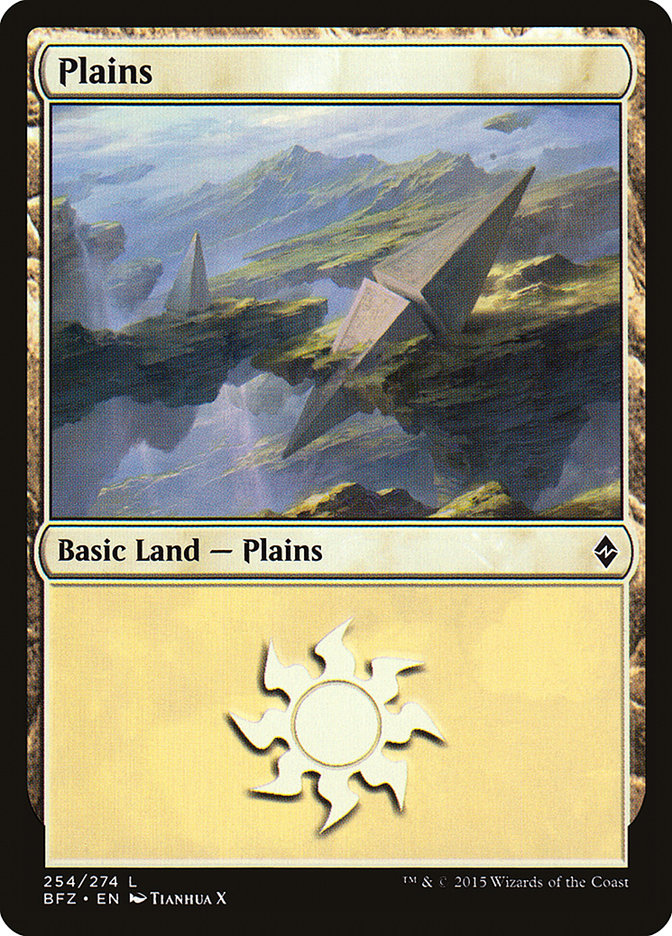 Plains (254) [Battle for Zendikar] | Game Master's Emporium (The New GME)