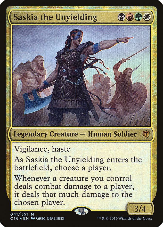 Saskia the Unyielding [Commander 2016] | Game Master's Emporium (The New GME)