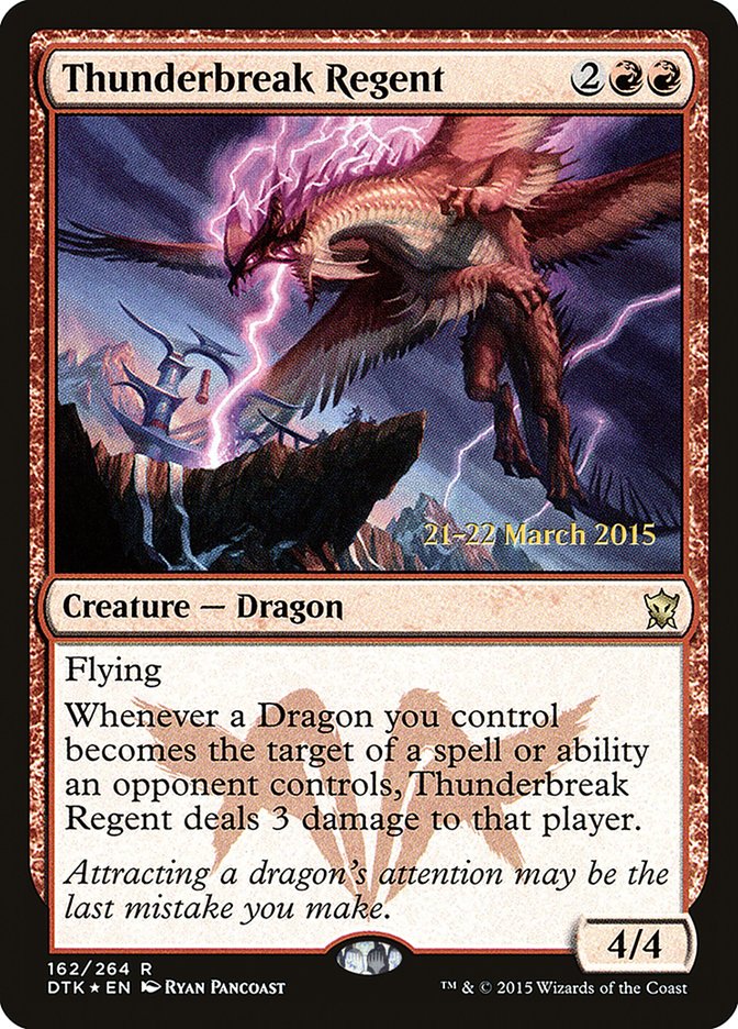 Thunderbreak Regent [Dragons of Tarkir Prerelease Promos] | Game Master's Emporium (The New GME)