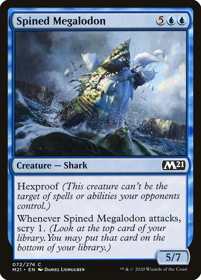 Spined Megalodon [Core Set 2021] | Game Master's Emporium (The New GME)