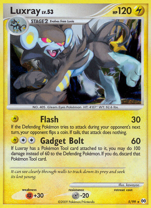 Luxray (5/99) (Theme Deck Exclusive) [Platinum: Arceus] | Game Master's Emporium (The New GME)