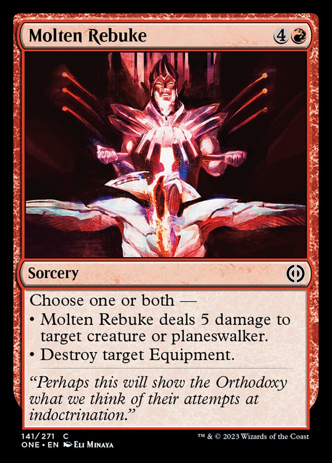 Molten Rebuke [Phyrexia: All Will Be One] | Game Master's Emporium (The New GME)