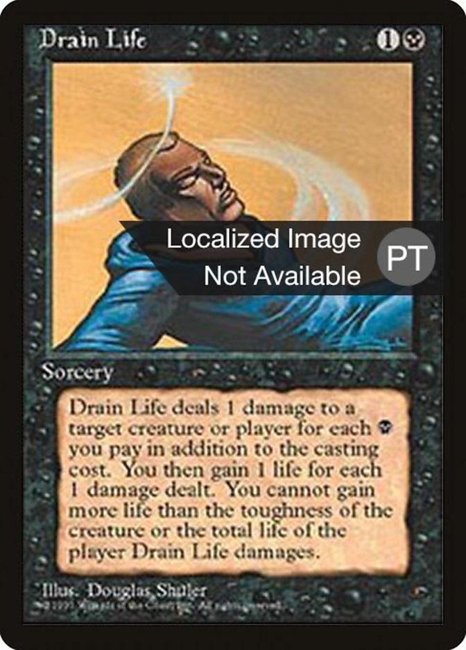 Drain Life [Fourth Edition (Foreign Black Border)] | Game Master's Emporium (The New GME)