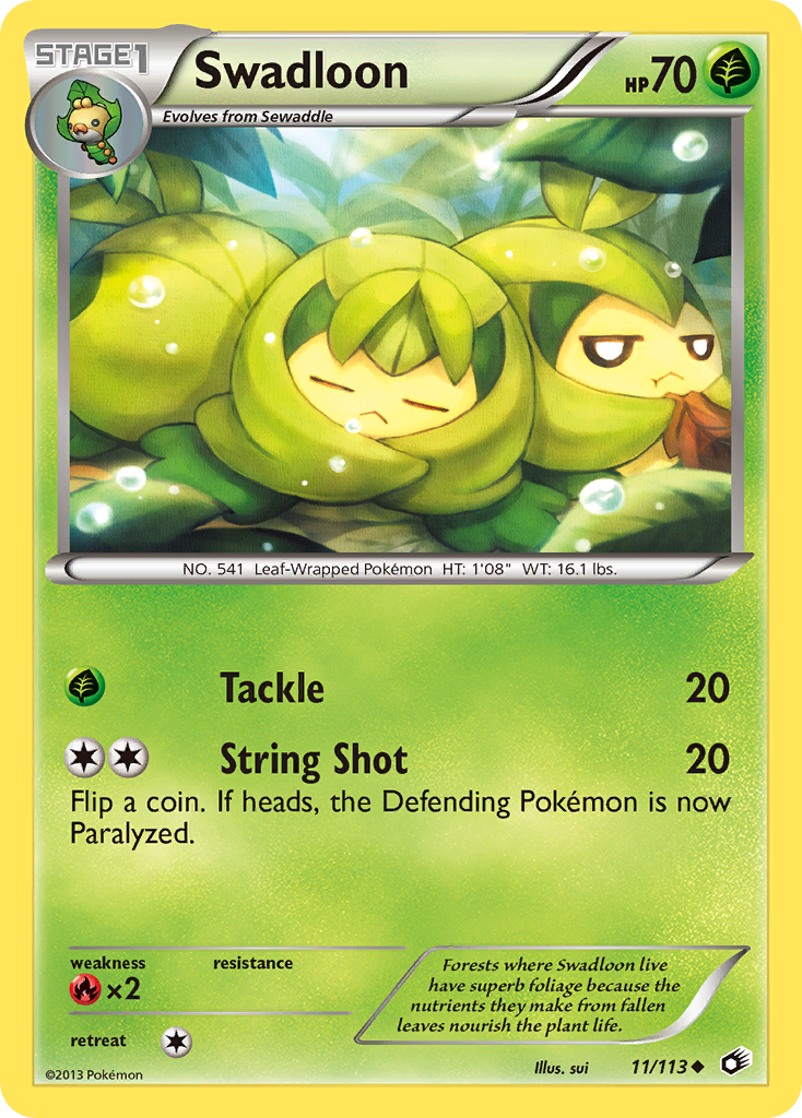 Swadloon (11/113) [Black & White: Legendary Treasures] | Game Master's Emporium (The New GME)