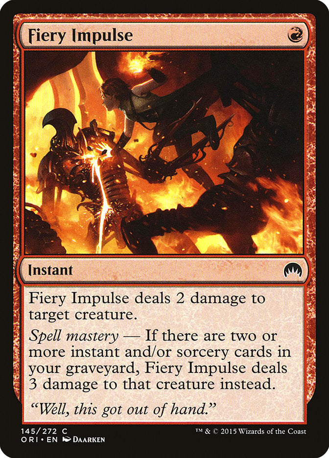 Fiery Impulse [Magic Origins] | Game Master's Emporium (The New GME)