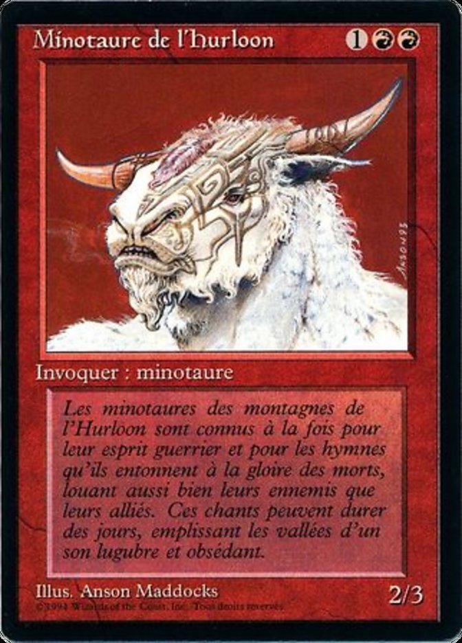 Hurloon Minotaur [Foreign Black Border] | Game Master's Emporium (The New GME)