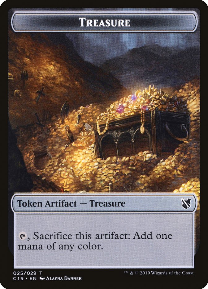 Treasure Token [Commander 2019 Tokens] | Game Master's Emporium (The New GME)